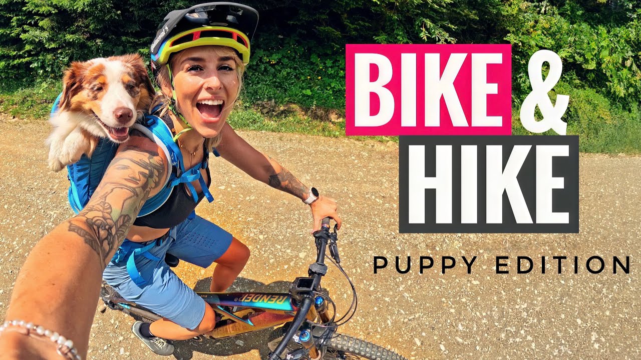 1.800m Bike & Hike E-MTB Tour mit Hund in Rucksack, How To