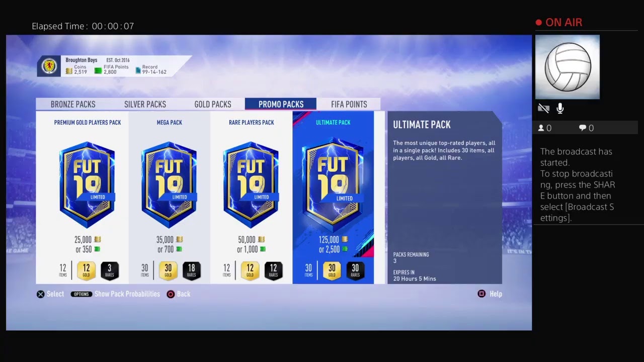 125k Packs