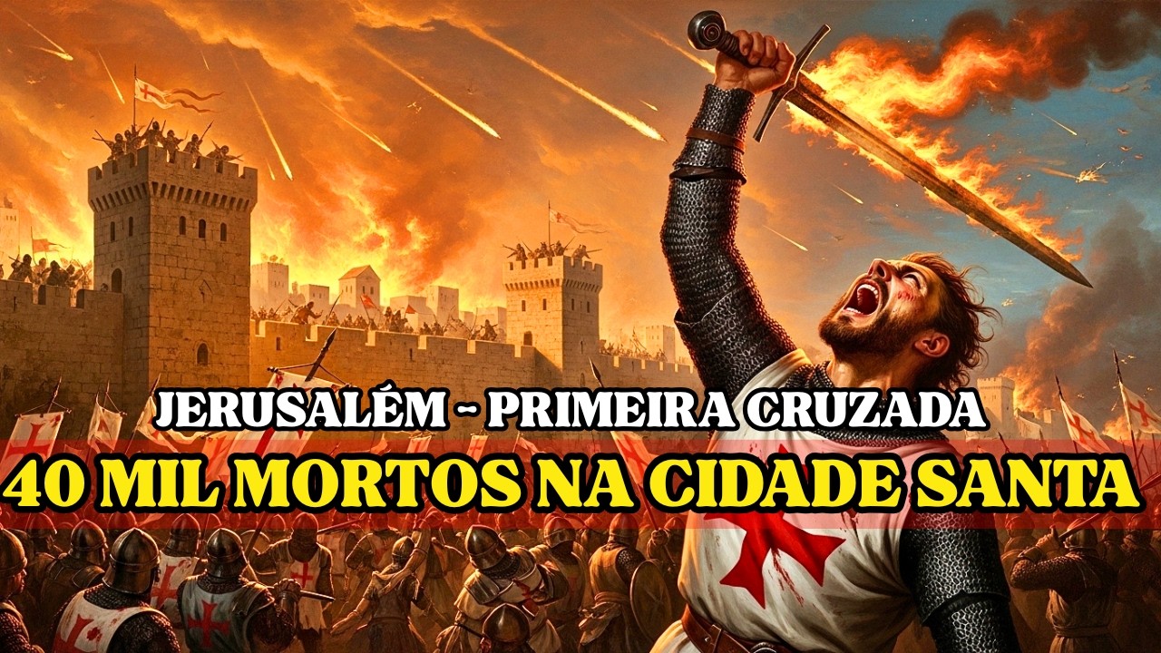 A QUEDA DE JERUSALÉM (1099) - O DIA EM QUE A CIDADE SANTA FOI AFOGADA EM SANGUE