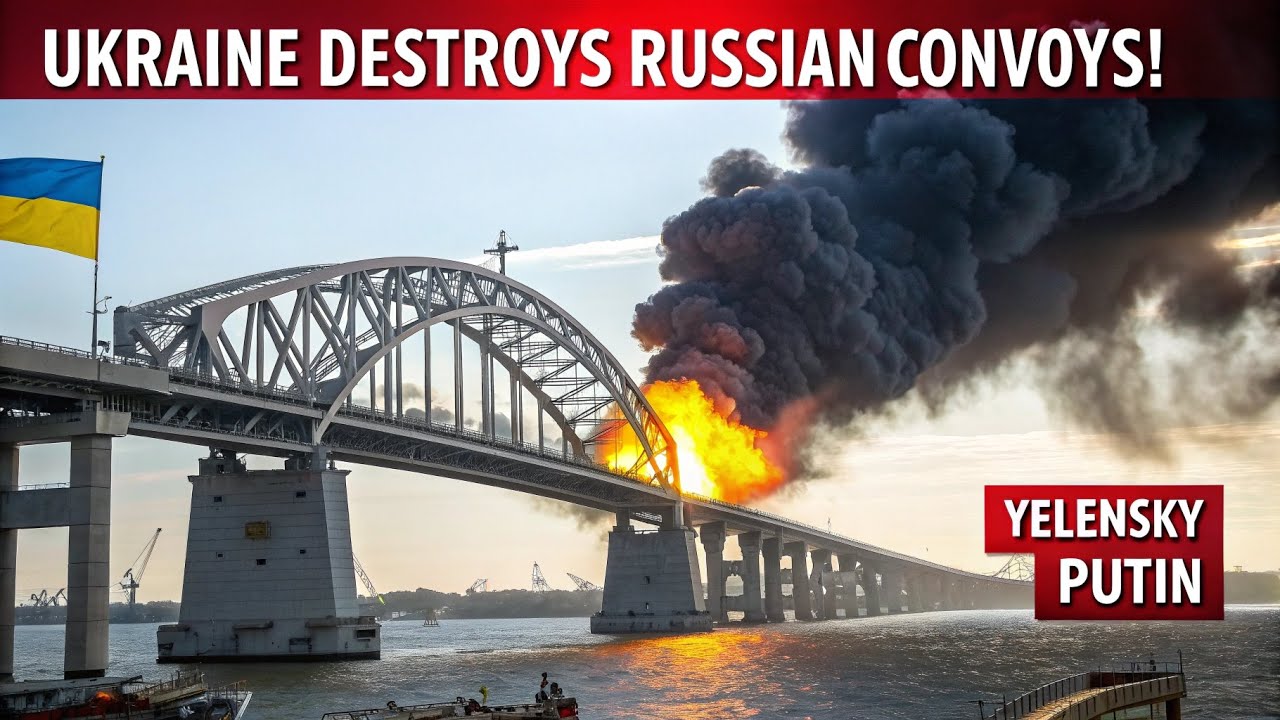 Ukraine TAKES DOWN Russian Convoy in Epic Ambush