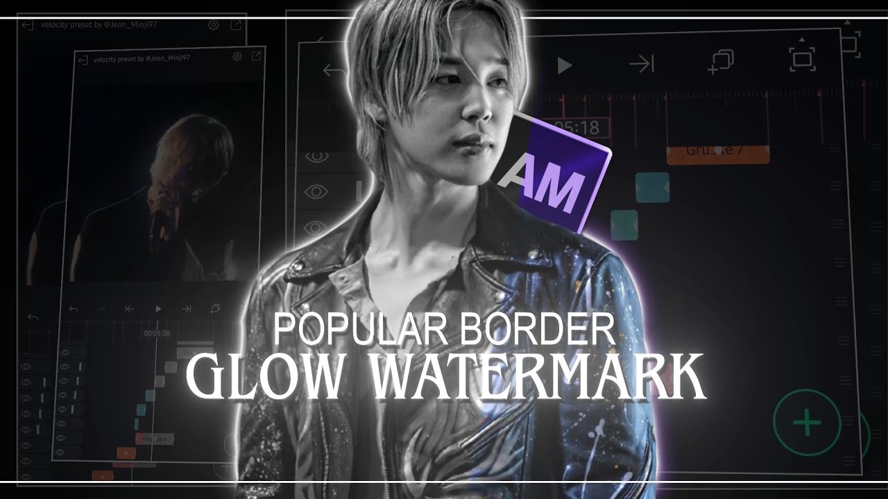Border Watermarks like AE on alight motion | tutorial