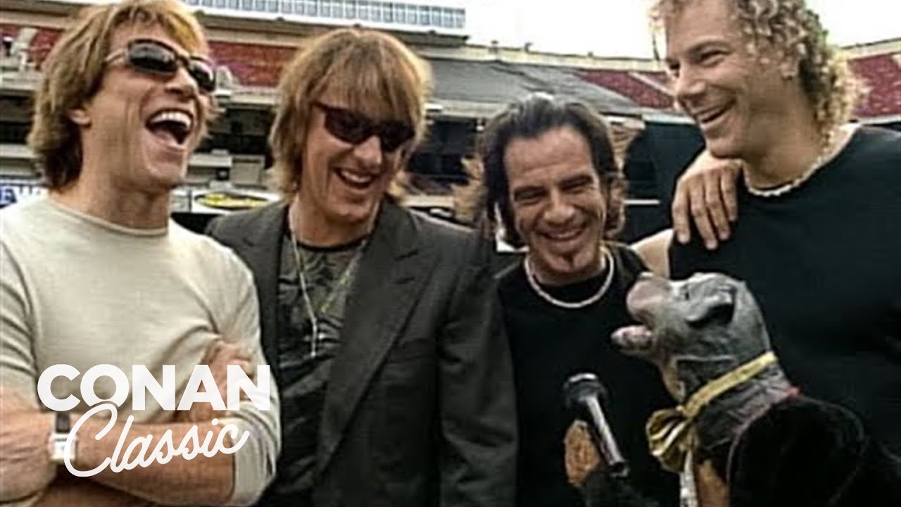 Triumph отправляется на концерт Bon Jovi | Поздняя ночь с Конаном О’Брайеном