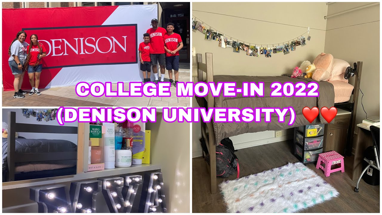 College Move In Day 2022 Denison University *Freshman Year* | Mya Ellis