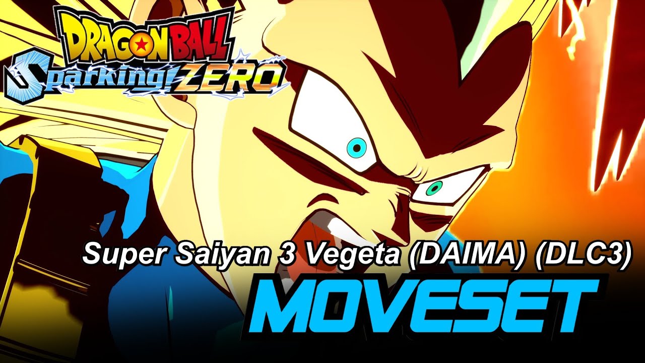 Super Saiyan 3 Vegeta (DAIMA) (DLC3) Moveset - DRAGON BALL: Sparking! ZERO | Japanese - 4K 60FPS