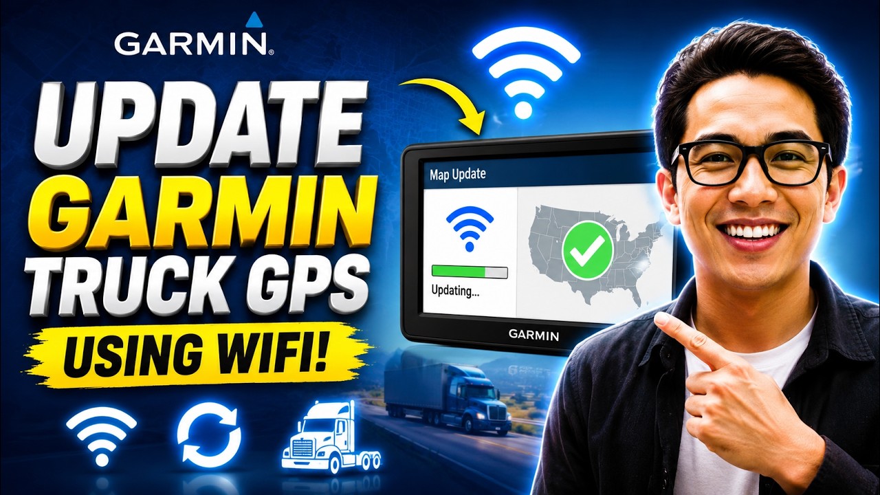 Как обновить GPS-навигатор Garmin для грузовиков через Wi-Fi в 2026 году: простое руководство 📡