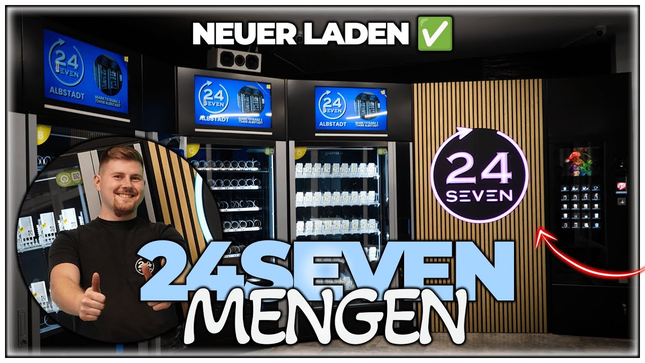Automatenladen Aufbau in Mengen – unser nächstes 24SEVEN Projekt! 🚀