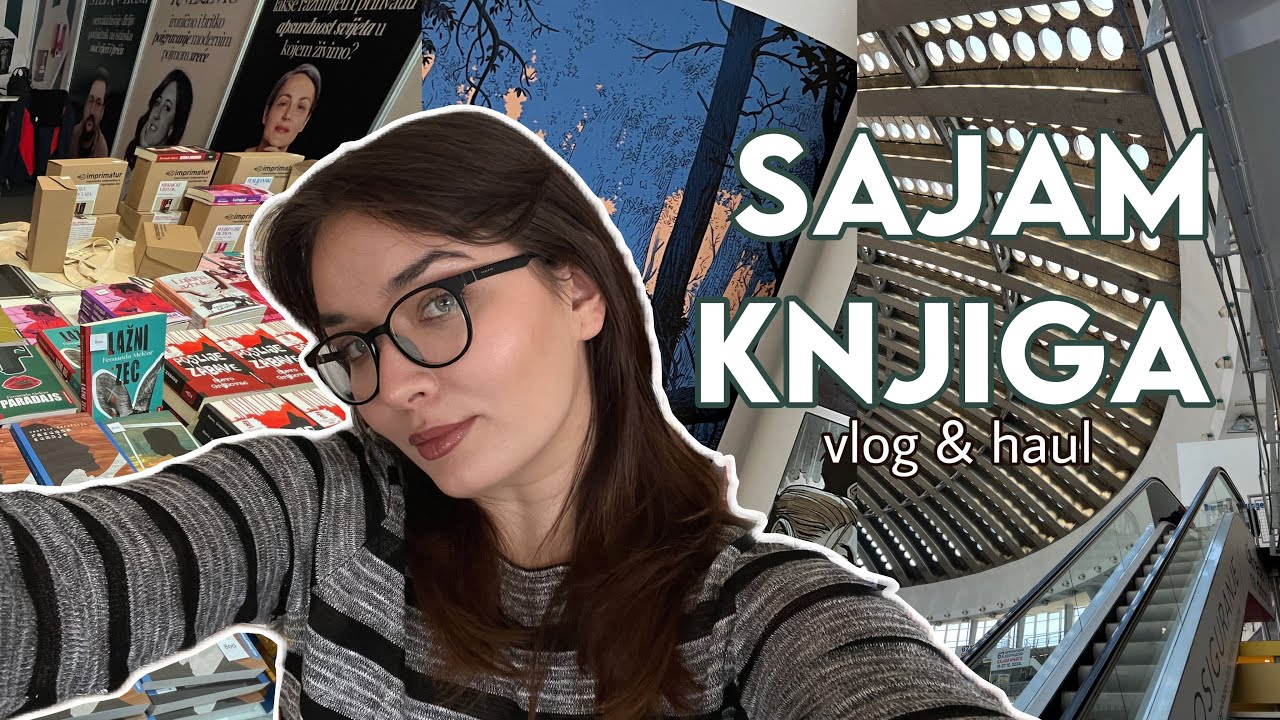 SAJAM KNJIGA 2024 - vlog & book haul