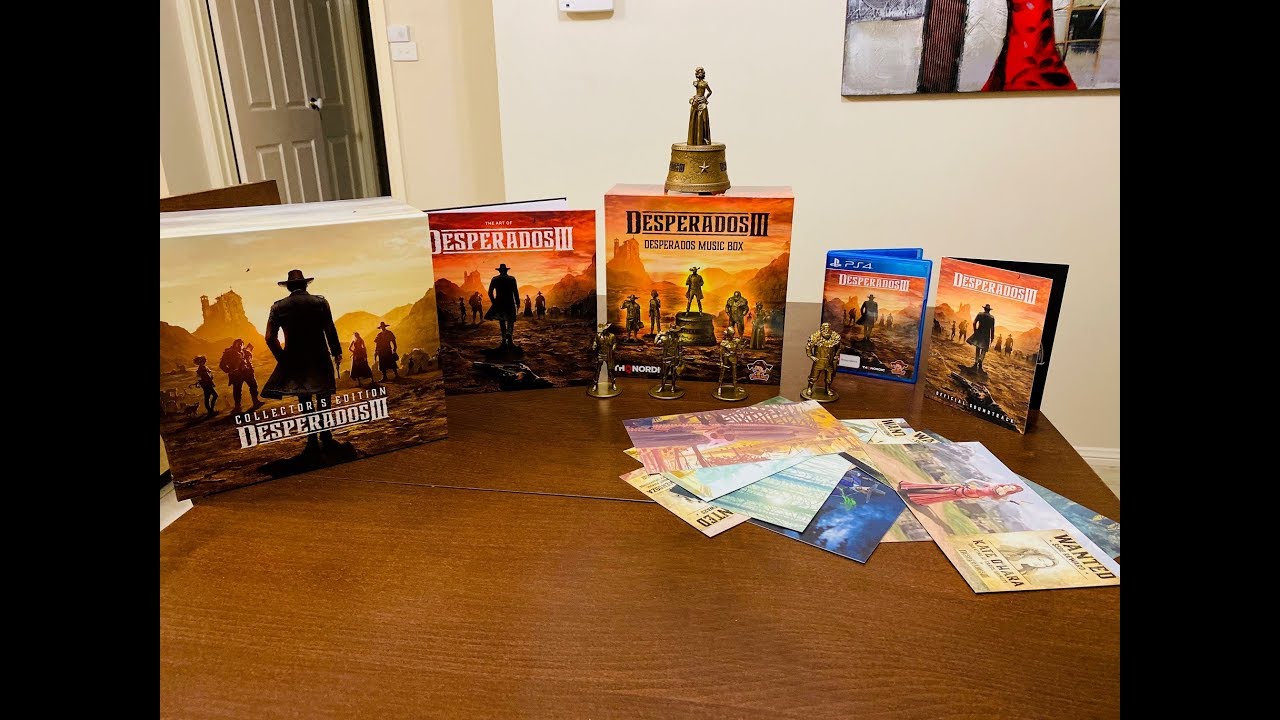 Распаковка коллекционного издания Desperados III