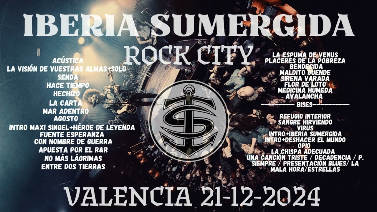 Concierto Iberia Sumergida entero Rock City - Valencia