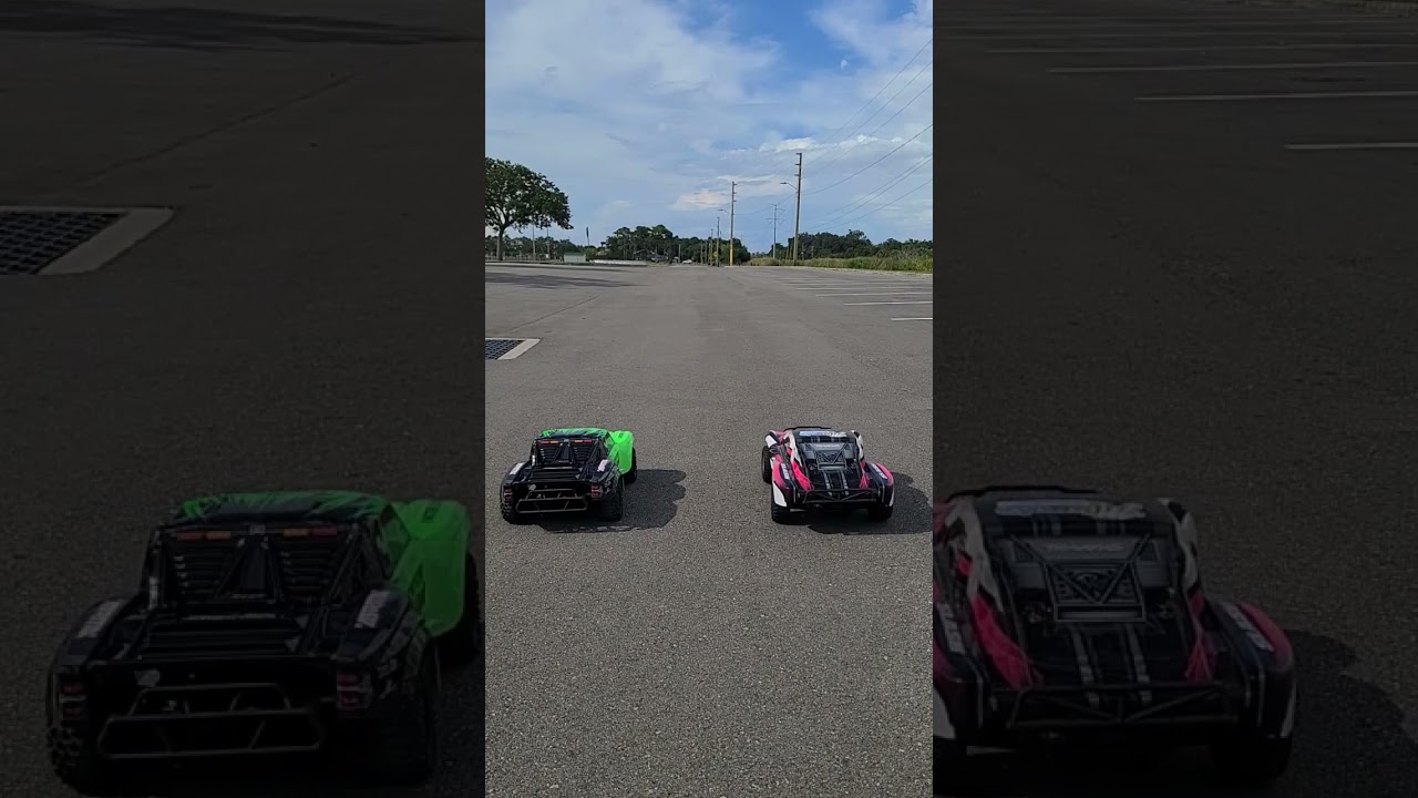 ARRMA Senton 4x2 Boost vs Traxxas Slash 2wd Drag Race