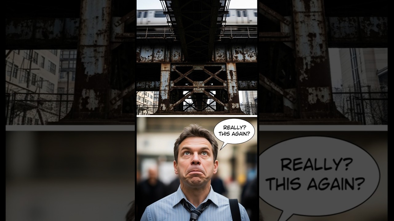 Train Tracks? More like Tranes-ition Zone: Watch Our Commute Get Upstaged by Overhead Rails!