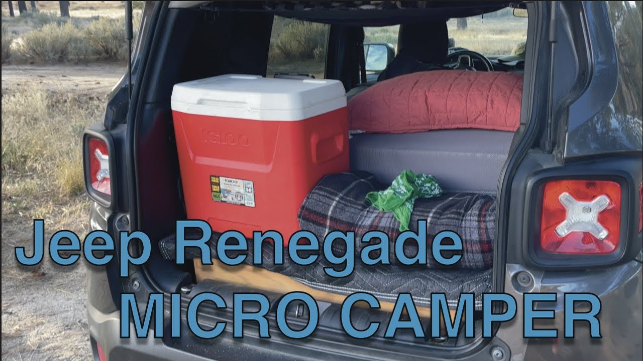 DIY: Can you make a Jeep Renegade into a MICRO CAMPER?