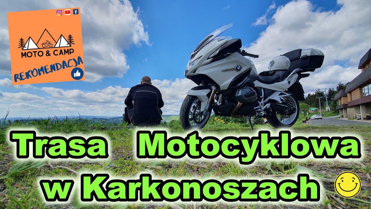 (4K) Bardzo motocyklowa trasa w Karkonoszach.