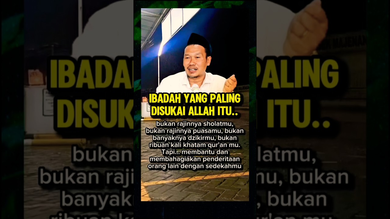 Gus Baha | ibadah yang paling disukai Allah #gusbaha #quotes