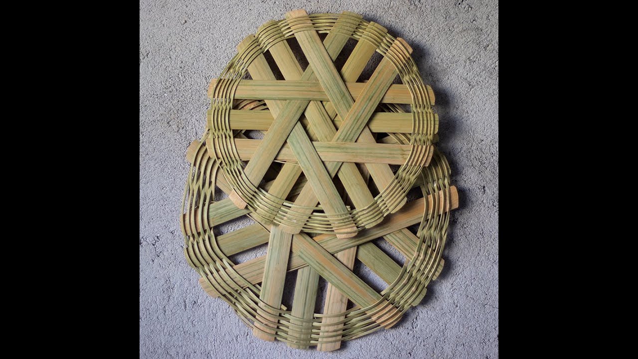 手工竹编竹蒸架蒸馒头饺子有竹子味道Bamboo steaming rack for steamed buns is green and healthy