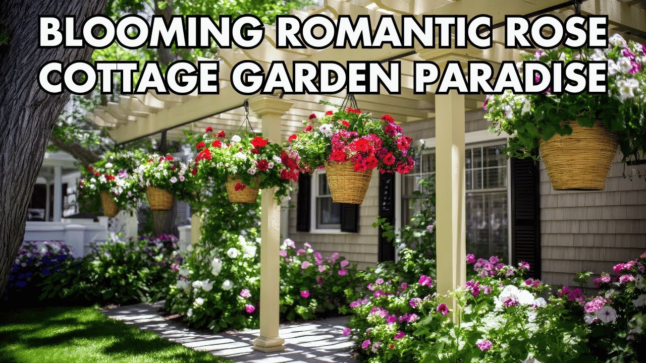 🌻 Tiny Backyard? Create a Big Cottage Garden Look with These Ideas!