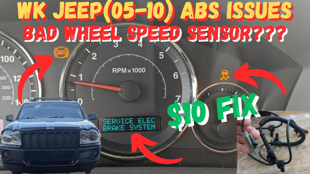 05-10 WK Jeep Wheel Speed Sensor, 
