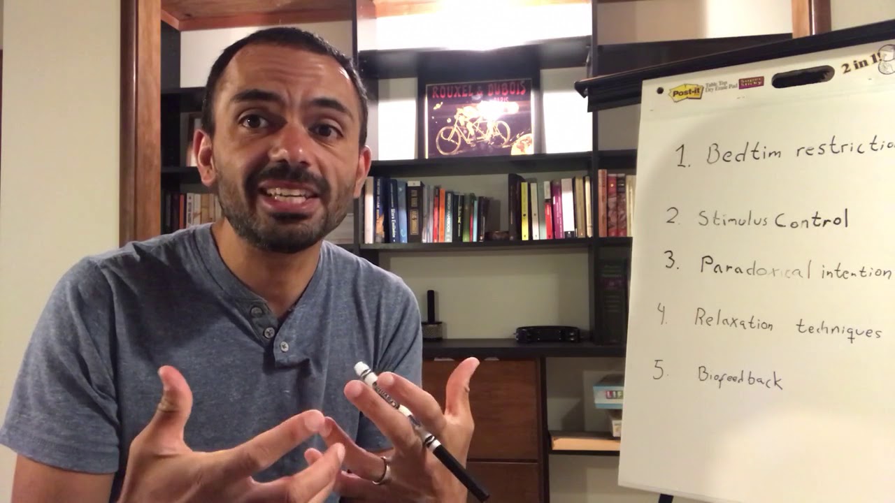 Insomnia insight #3: CBTi explained