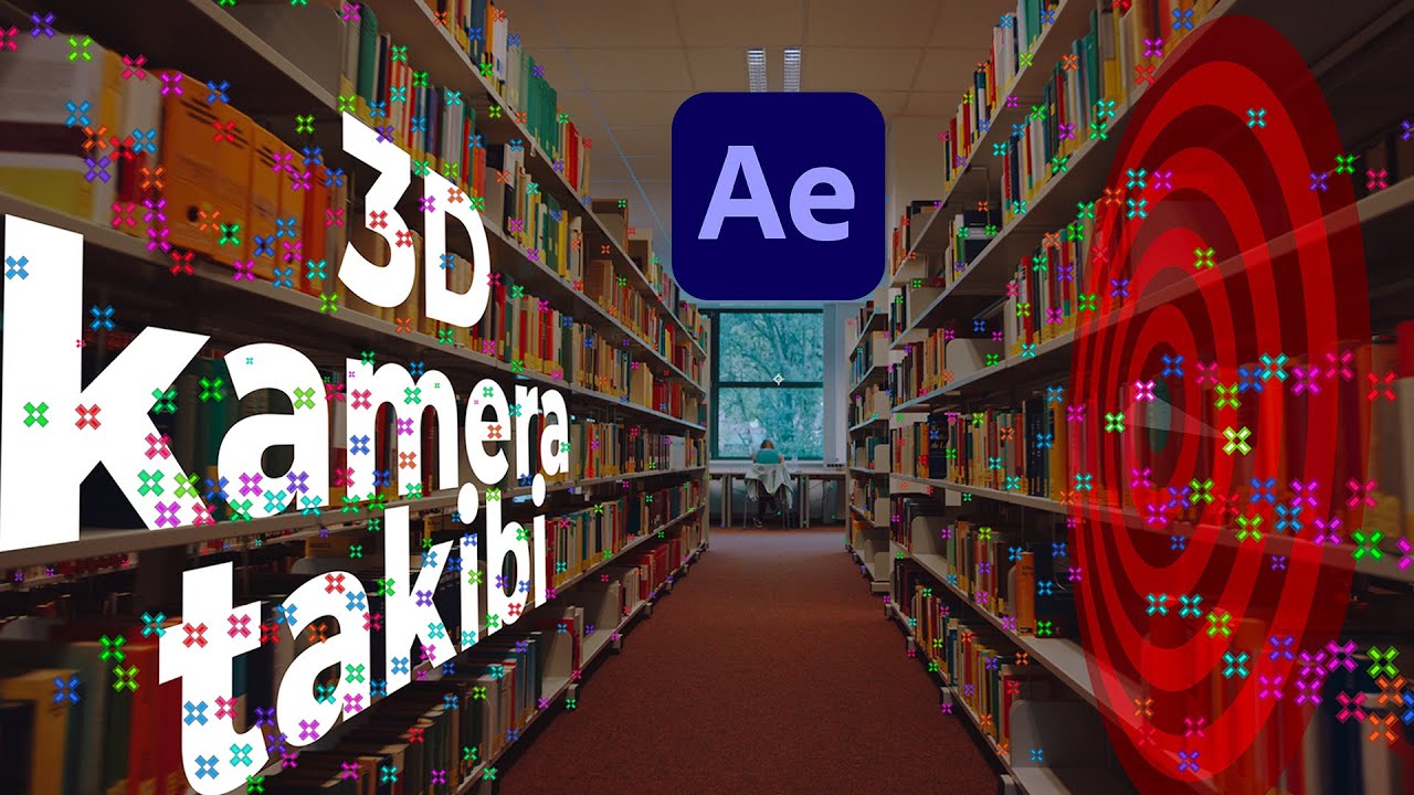 3D Kamera Takibi ile Yazı Yerleştirme | After Effects