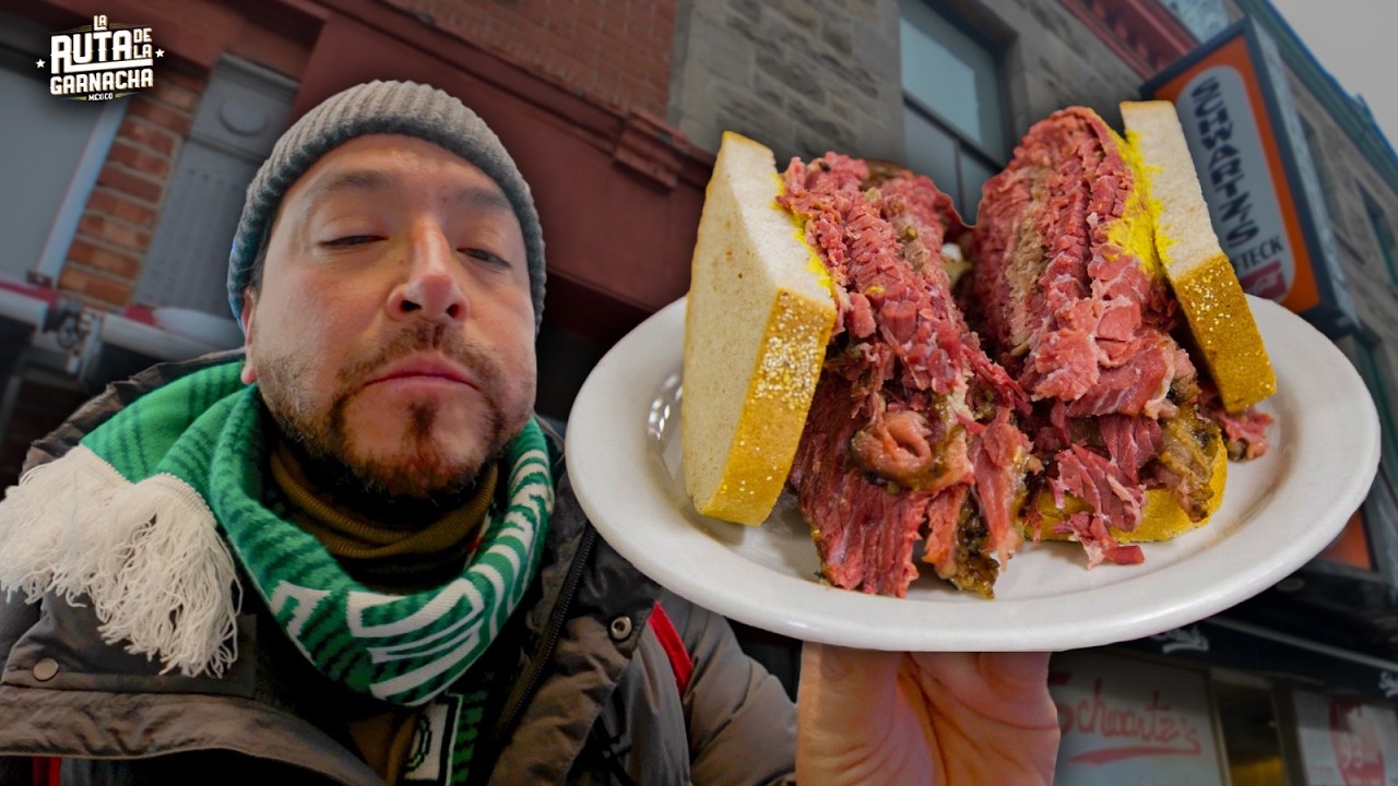 COMIENDO a MENOS 15 Grados en MONTREAL, Canadá 🇨🇦