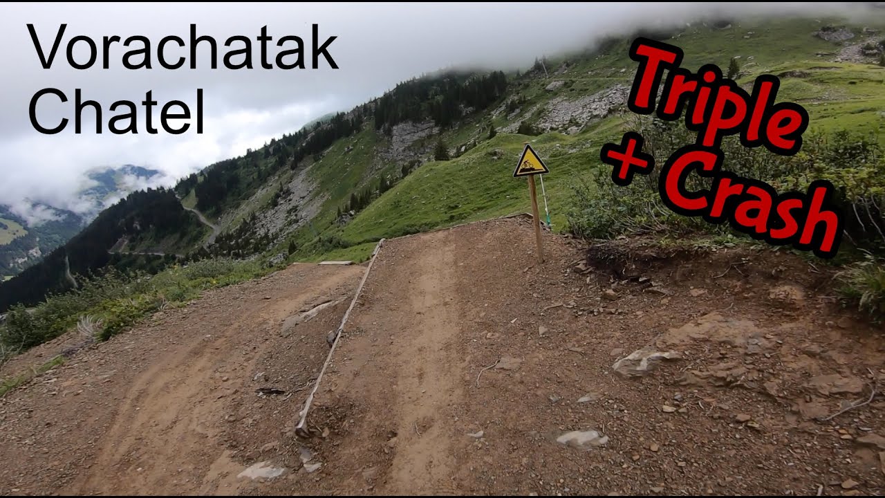 Triple & Crash: Vorachatak / Chatel Bikepark - NINJA MOUNT -