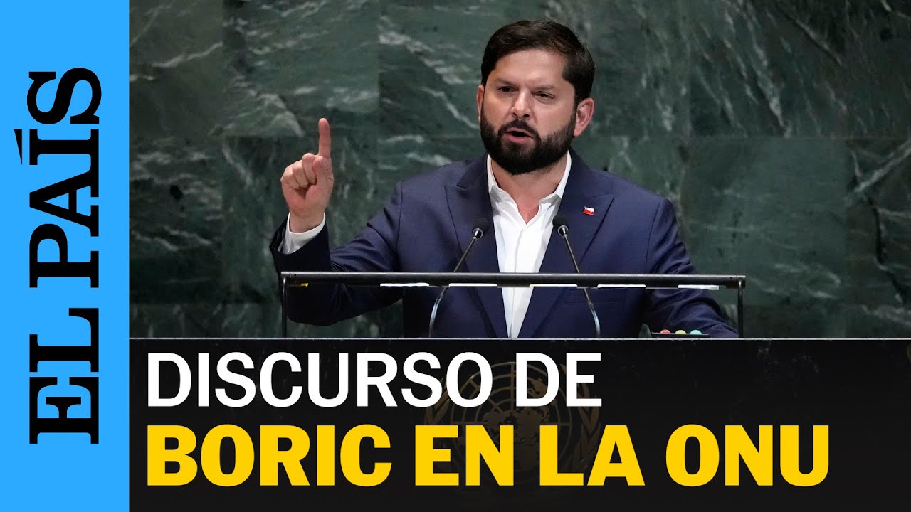GABRIEL BORIC anuncia la candidatura de BACHELET para liderar la ONU | EL PA&Iacute;S