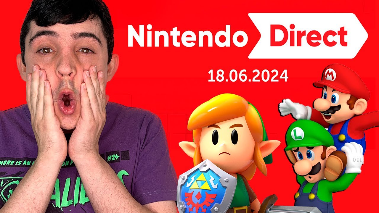 REACT: NINTENDO DIRECT 18/6 - GUILHERME OSS