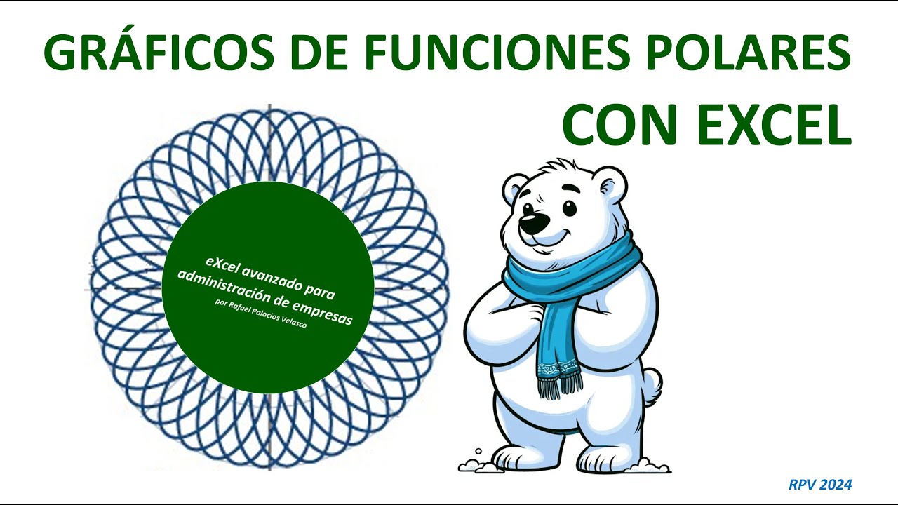 Gráficos de funciones polares en Excel