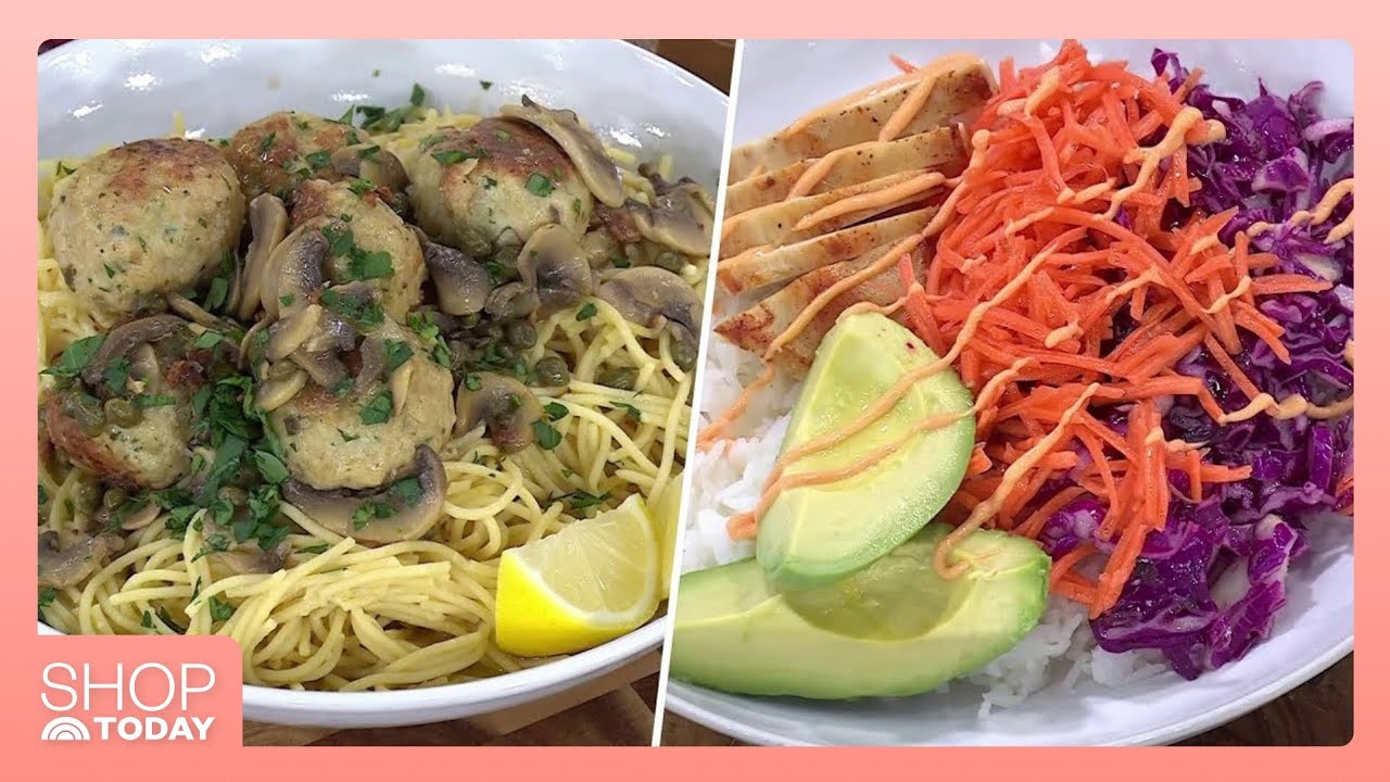 Meal Prep Inspiration: Chicken Piccata Meatballs, Chili Chicken Bowls!