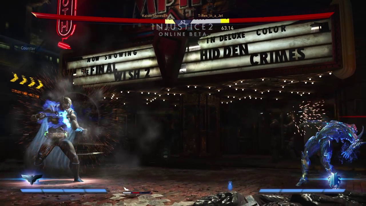 Blue Beetle vs. Batman Ggs, Injustice 2 Online Beta