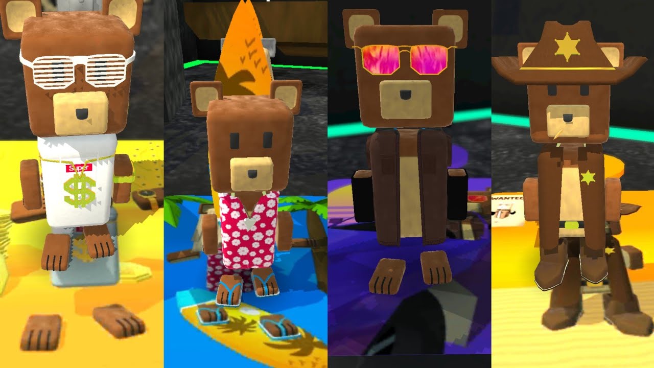 Rapper Bear | Summer Bear | Night Bear | Sheriff Bear - SUPER BEAR ADVENTURE 11.0 UPDATE -Episode 2