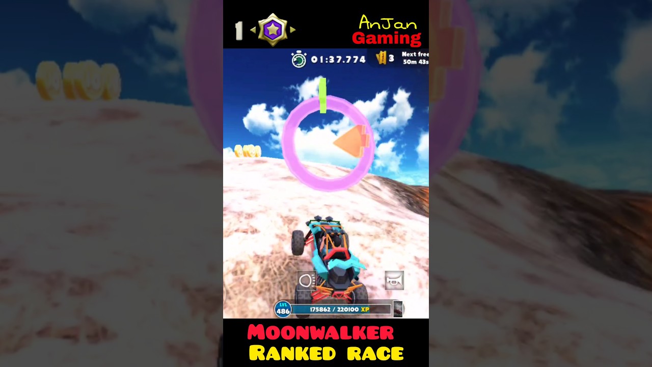 OTR MOONWALKER on Ranked Race😱 1st rank