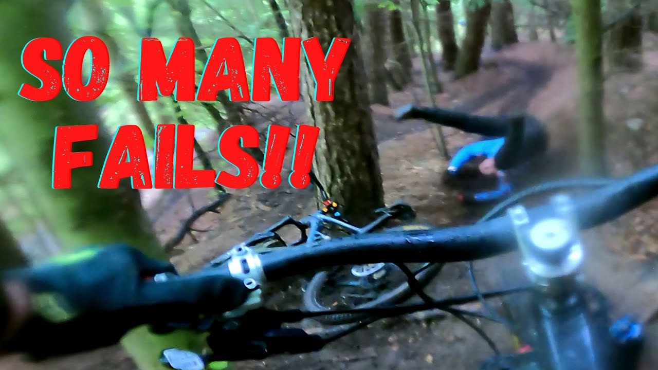 MUDDY CARNAGE at Redlands SURREY HILLS MTB trails! Too much fun!!