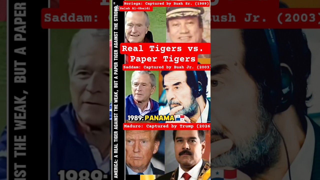 America: A real tiger against the weak, but a paper tiger against the strong."
