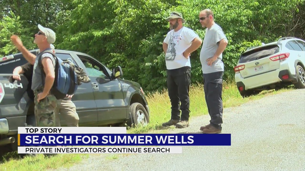 Private investigators execute search for Summer Wells