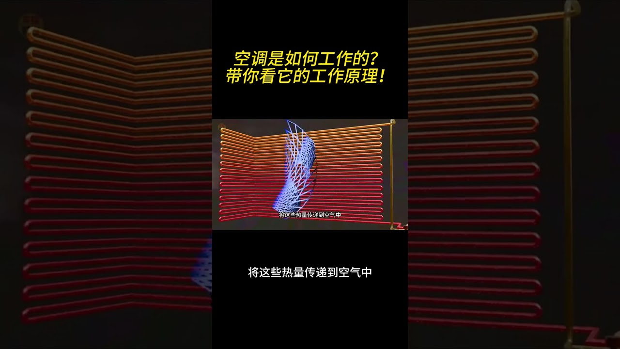空调是如何工作的？带你看它的工作原理！#科普#科普知识 #每天跟我涨知识