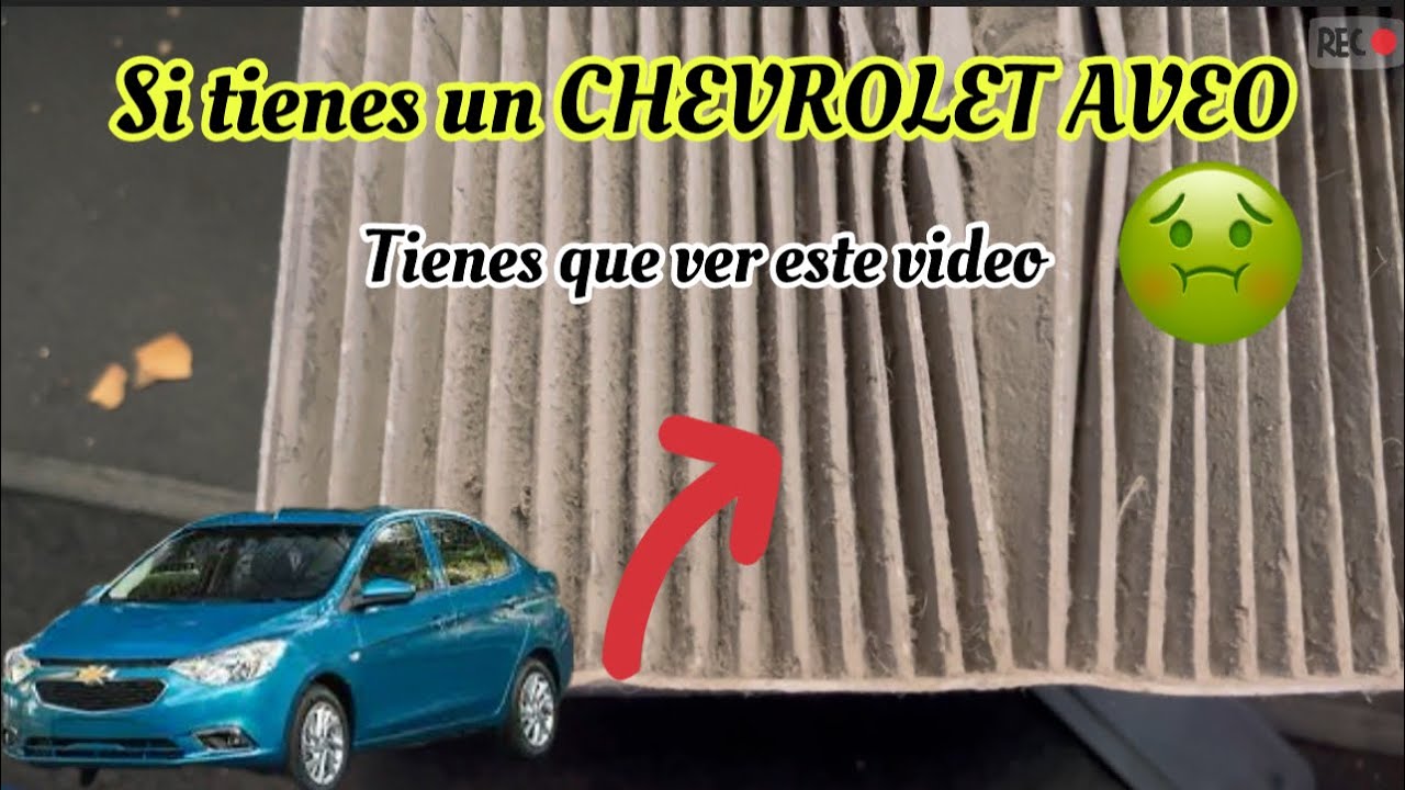 Cómo cambiar filtro de cabina de un CHEVROLET AVEO PROBLEMA COMÚN (si tienes un Aveo mira este video