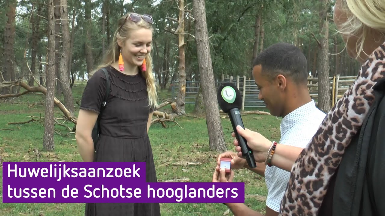 Daniël vraagt zijn Katja op originele manier ten huwelijk