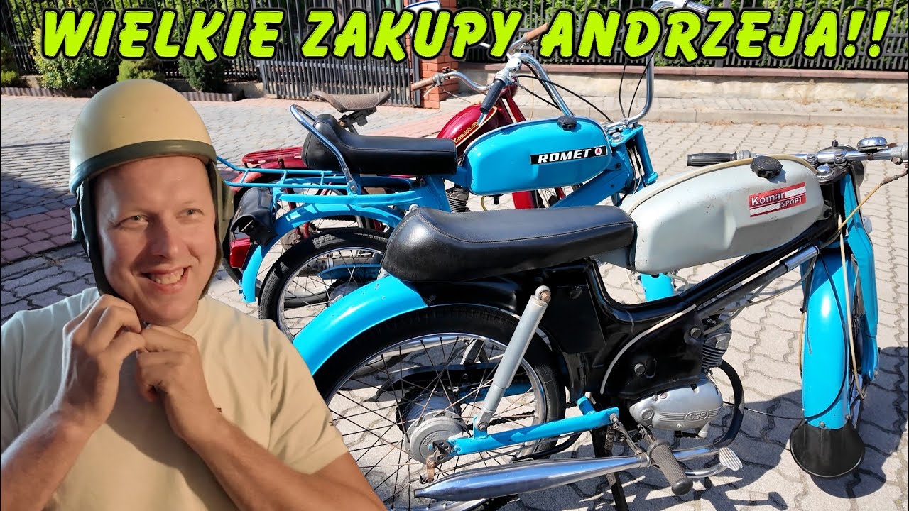 Wyciągamy SKARBY z piwnicy 😁😁 Komar Sport 2361 💥 Romet POLO M760 💥 Komar typ 231 🥳🥳