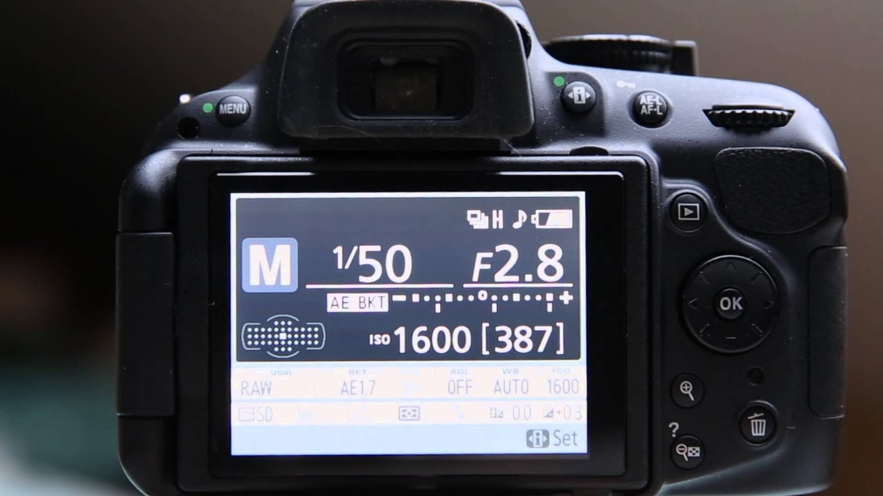 D5200 Bracketing for HDR
