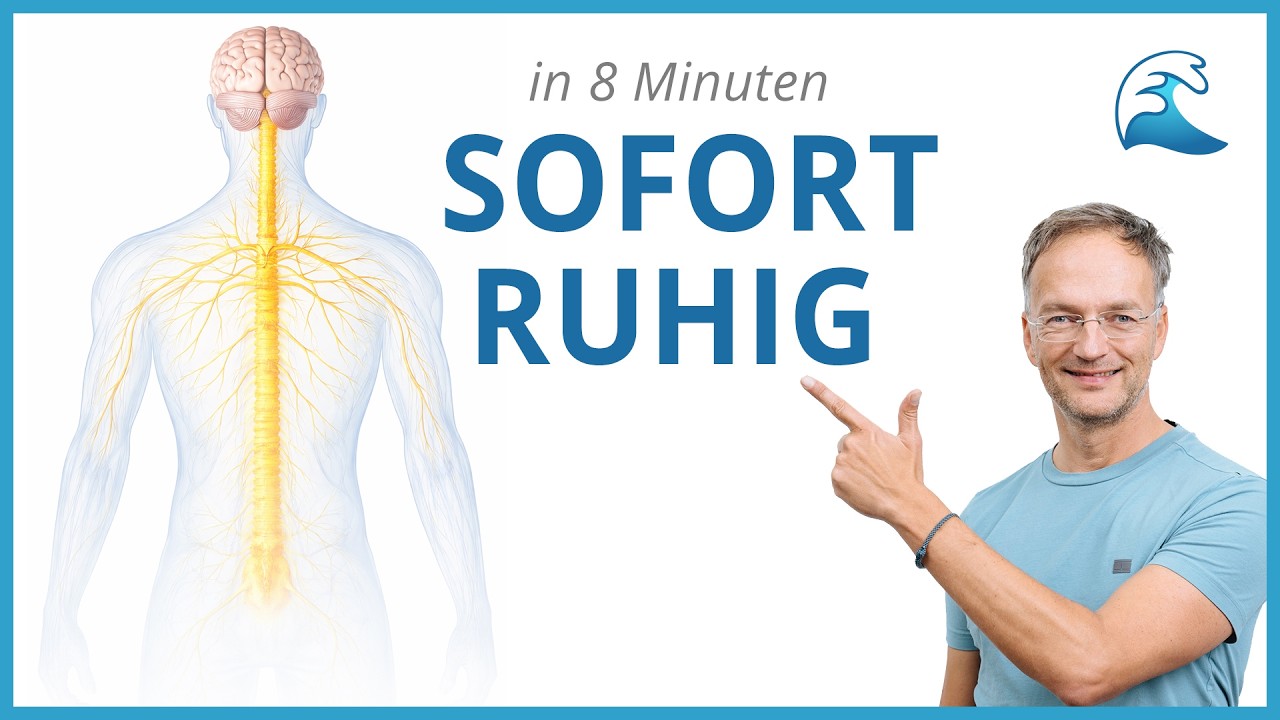 8 Minuten Nervensystem beruhigen 🌊 Bauchatmung für weniger Stress und besseren Schlaf