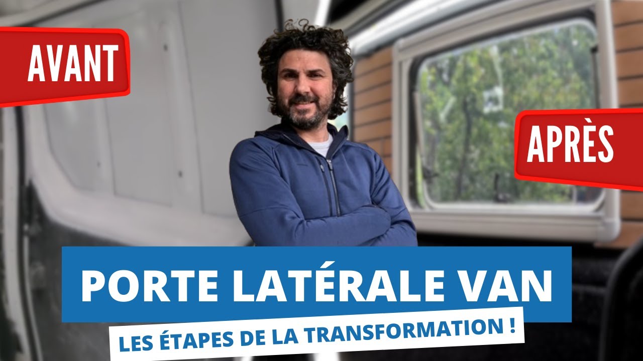 LA SUPER TECHNIQUE pour HABILLER la porte latérale de ton van aménagé
