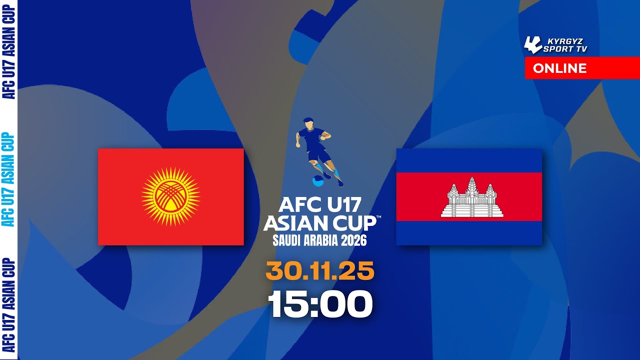 Kyrgyz Republic - Cambodia | AFC U17 ASIAN CUP 2026 Qualifiers | 2025 ©