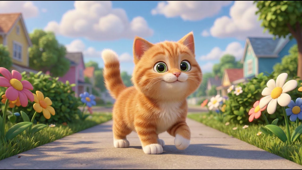 La Gatita Miau Miau (Hop Hop) 🎵 Canciones Infantiles - Animación 3D