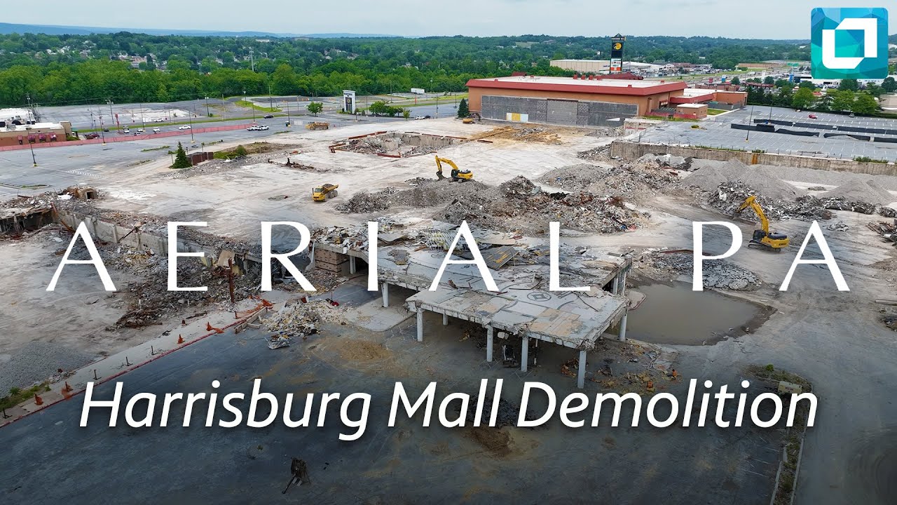 Harrisburg Mall Demolition | Aerial PA