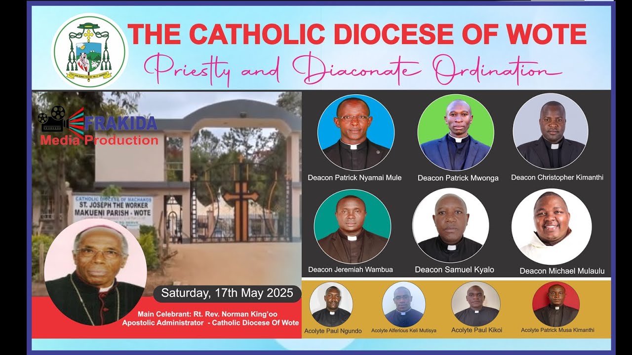 PRIESTLY AND DIACONATE ORDINATION AT THE CATHOLIC DIOCESE OF WOTE - 17-05-2025