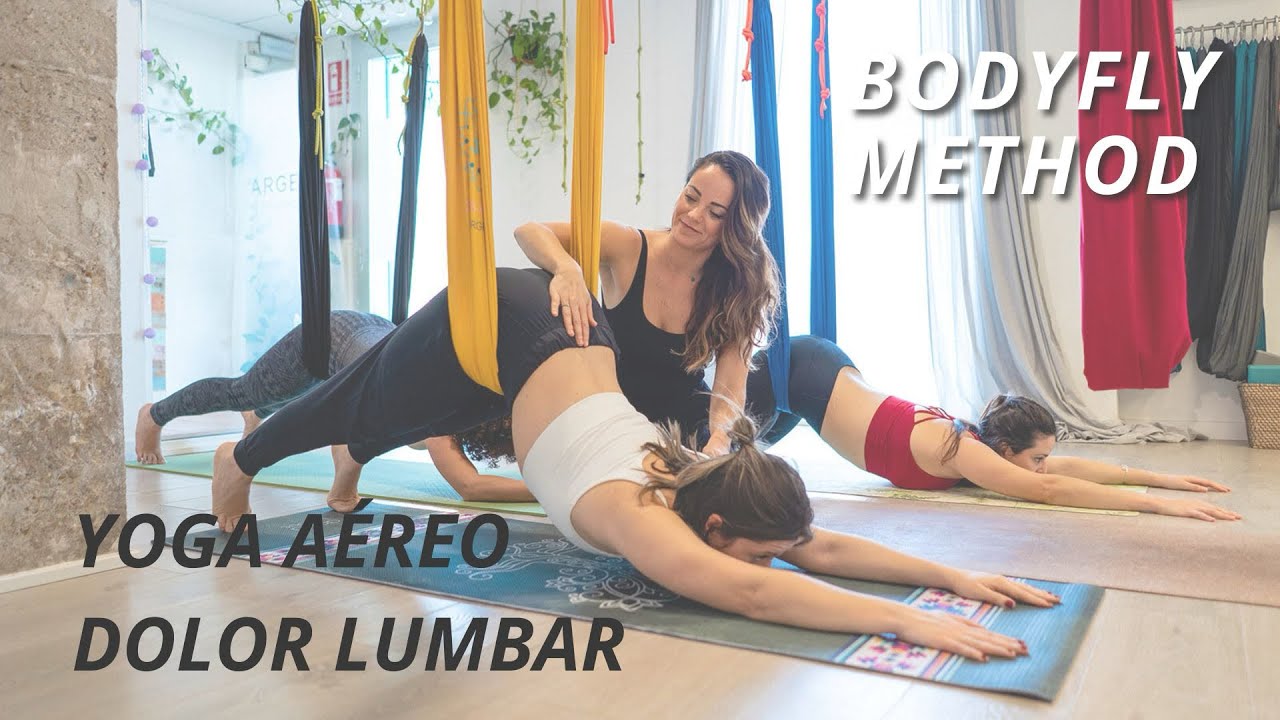 Yoga aéreo para dolor lumbar 