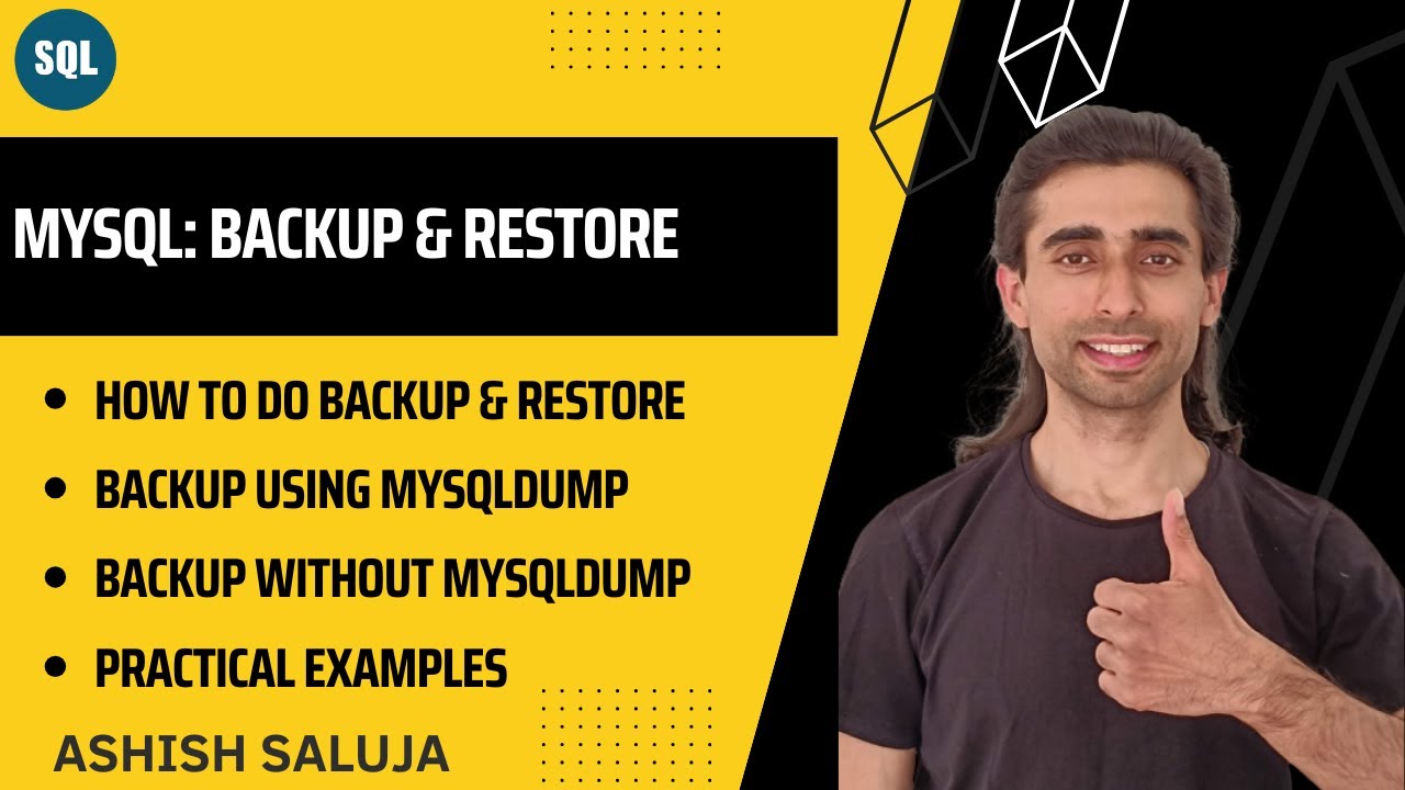 MySQL: Backup and Restore with Practical Examples - Hindi