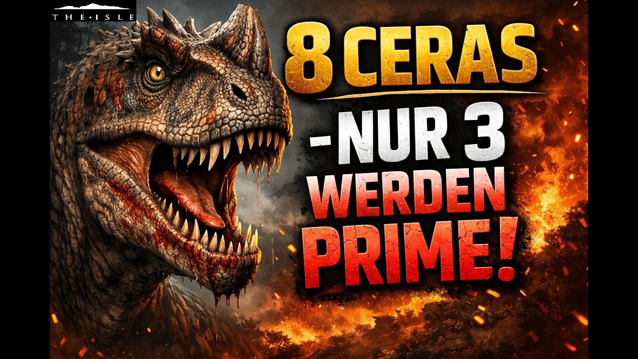 🤬DER SERVER ENTSCHEIDET!!! 8 Ceras- nur 3 werden Prime | The Isle Evrima #theisledeutsch #theisle 
