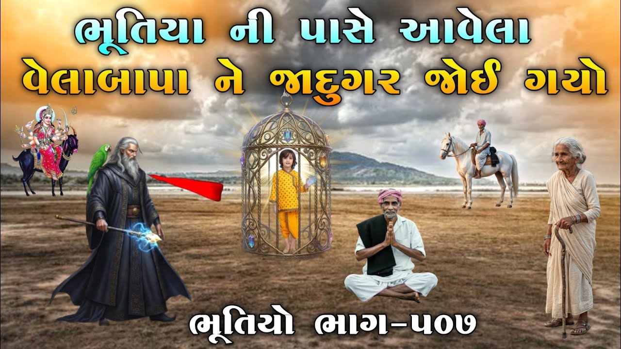 ભૂતિયા ની પાસે આવેલા વેલાબાપા ને જાદુગર જોઈ ગયો | ભાગ-૫૦૭ | Meladi ma no itihas | vahanvati digital